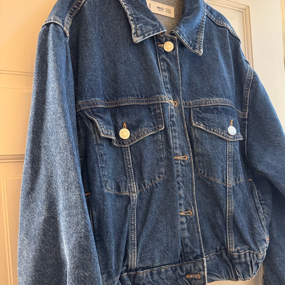 Mango Classic Blue Jean Jacket
